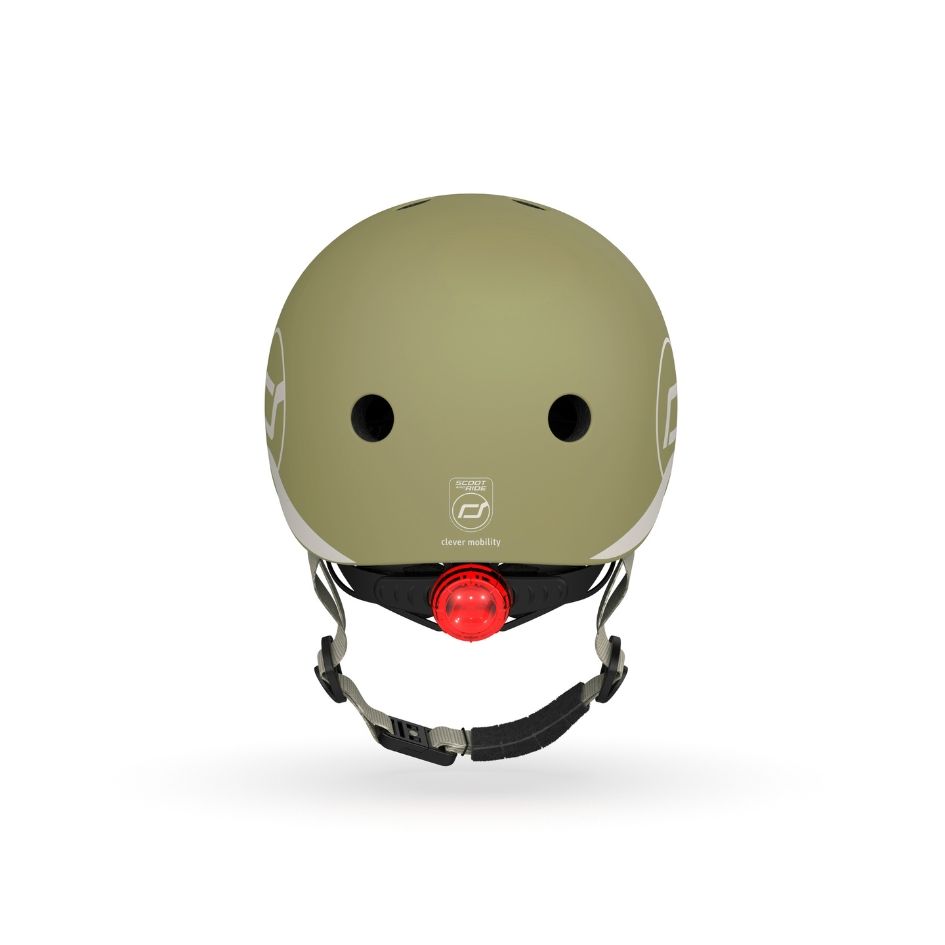 Scoot & Ride - Adjustable Baby Safety Helmet - Olive - XXS-S