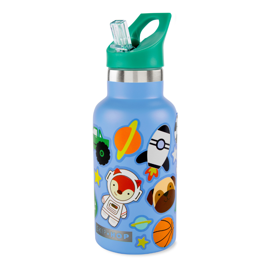 Skiphop - Stainless Steel Canteen Bottle - Blue