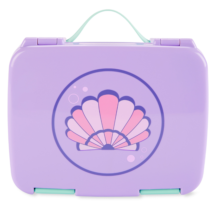 Skiphop - 2 Compartments Spark Style Bento Box - Seashell