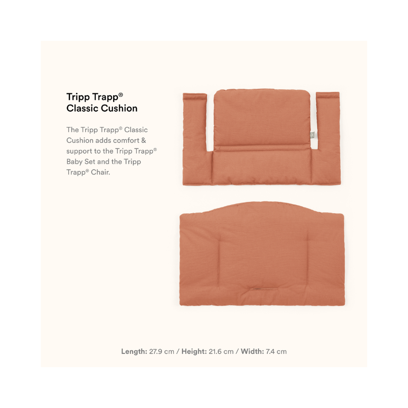 Stokke - Tripp Trapp Classic High Chair Cushion Only - Terracotta