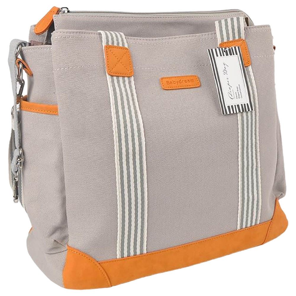 Baby Dream - Premium Diaper Bag - Grey