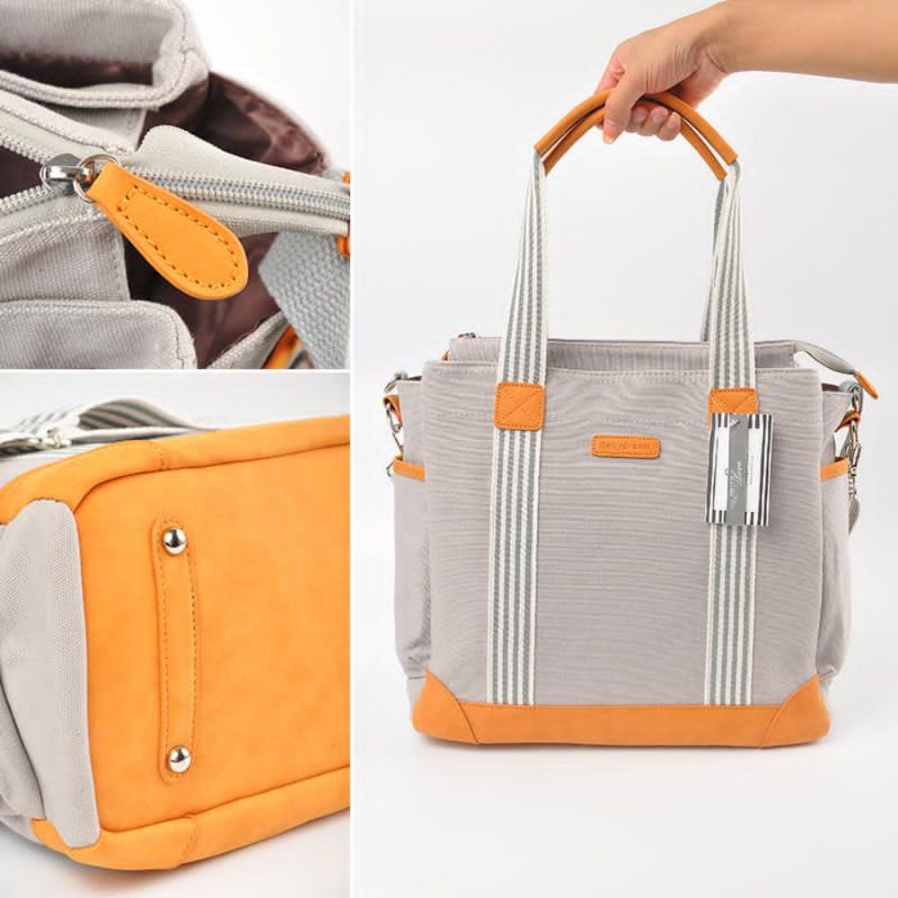 Baby Dream - Premium Diaper Bag - Grey