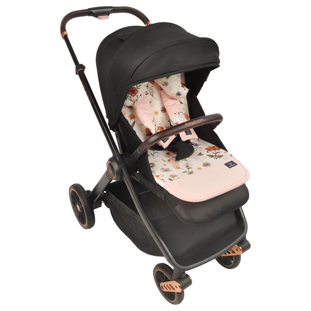 Baby Dream - Double Sided Stroller Pad - Pink