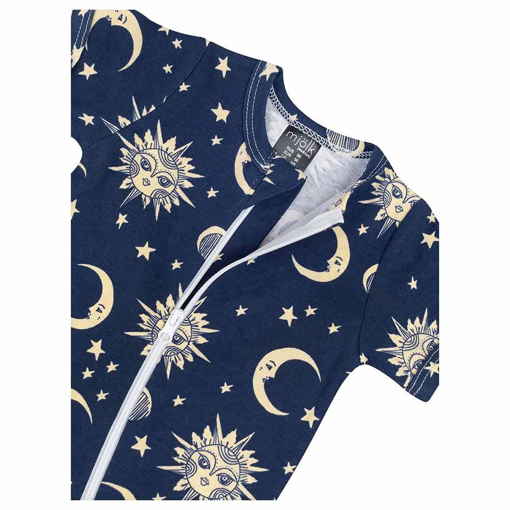 Mjolk - Sleep And Play Romper - Sun And Moon