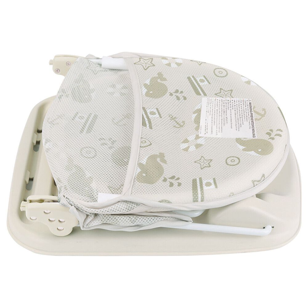 Little Angel - Baby Bather Chair Foldable & Adjustable - White