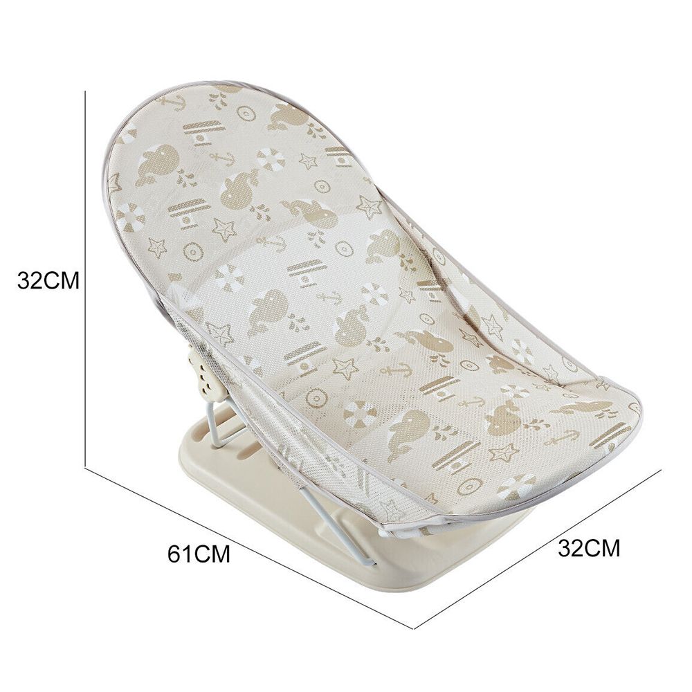 Little Angel - Baby Bather Chair Foldable & Adjustable - White