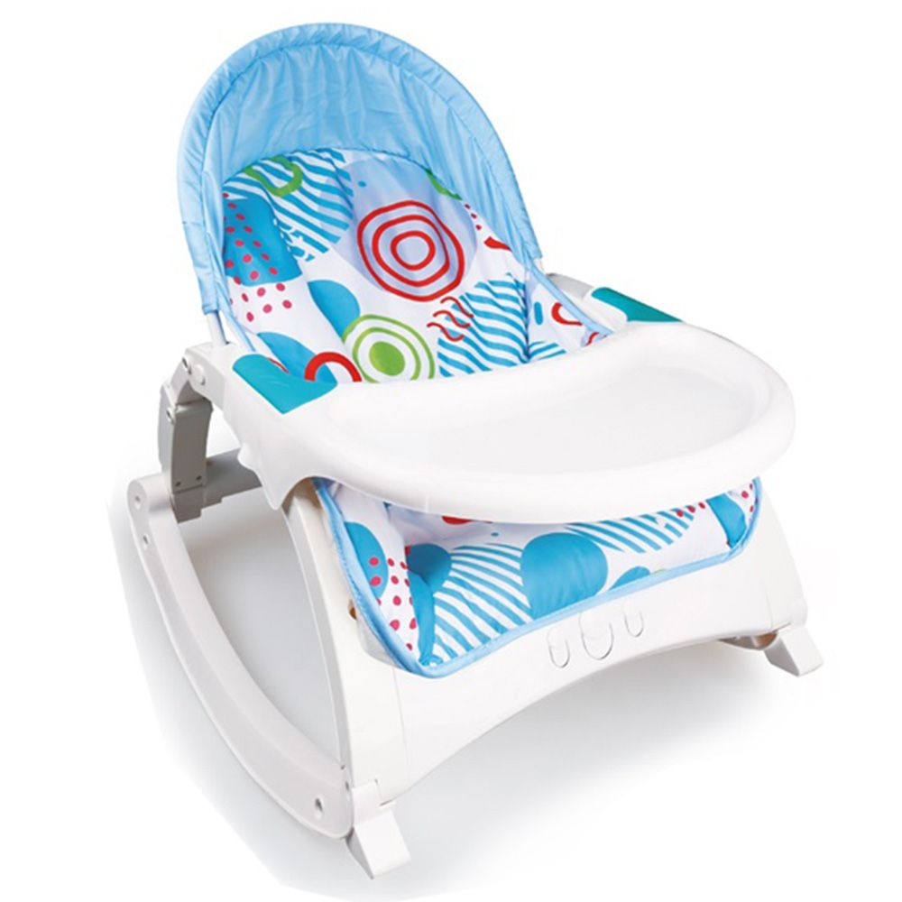 Little Angel - Baby Portable Rocker Bouncer Musical Chair - Blue