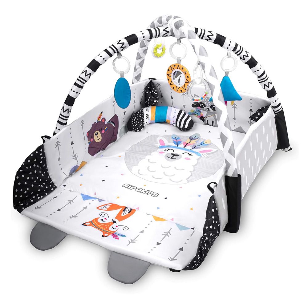 Little Angel - Baby Activity Gym Playmat & Ball Pit - White