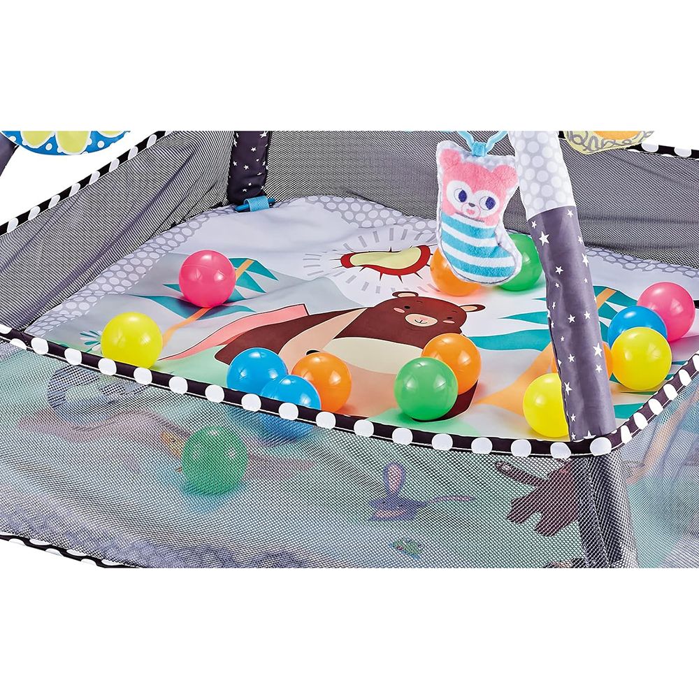 Little Angel - Baby Play Mat Activity Play Gym - Grey