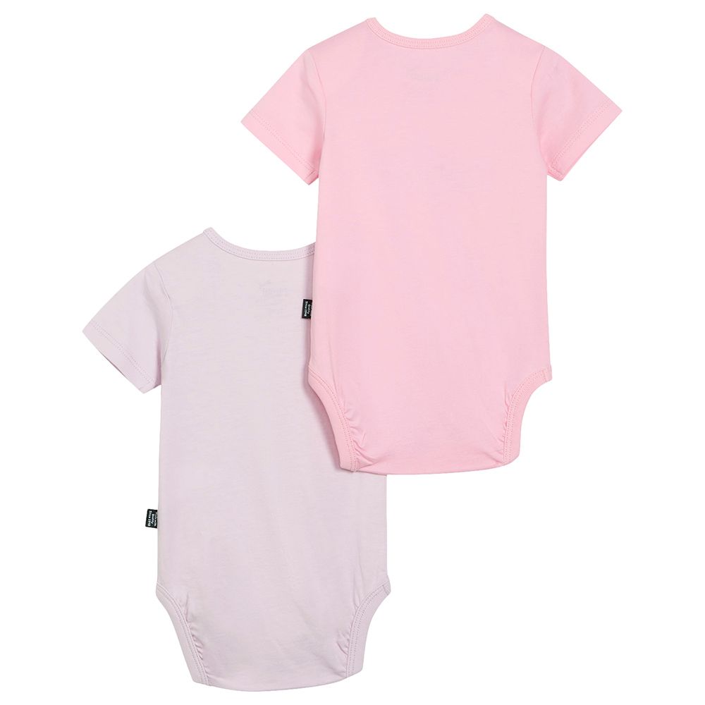 Puma - 2pc-Set - Minicats Newborn Bodysuits - Pink