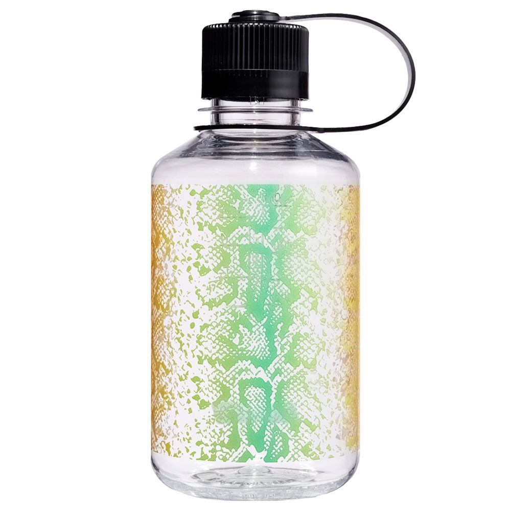 Nalgene - Narrow Mouth Tritan Renew Clear Snake Print Bottle - 475ml