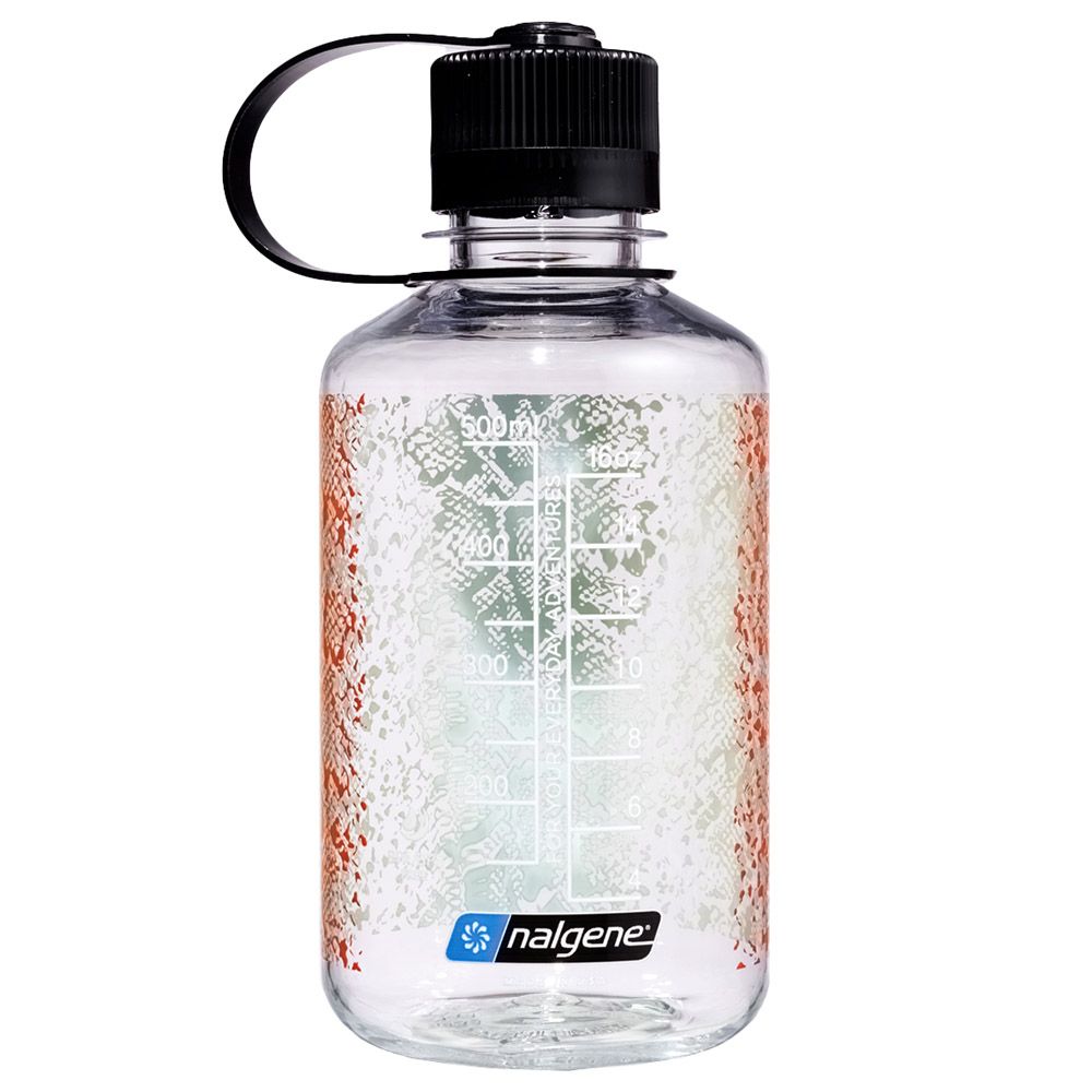 Nalgene - Narrow Mouth Tritan Renew Clear Snake Print Bottle - 475ml