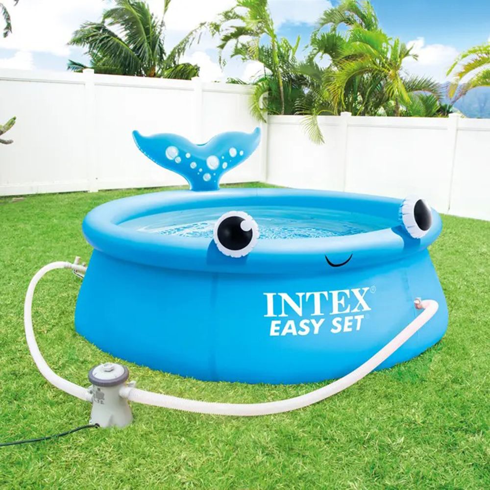 Intex - Jolly Whale Easy Set Pool - Blue - 183x51 cm