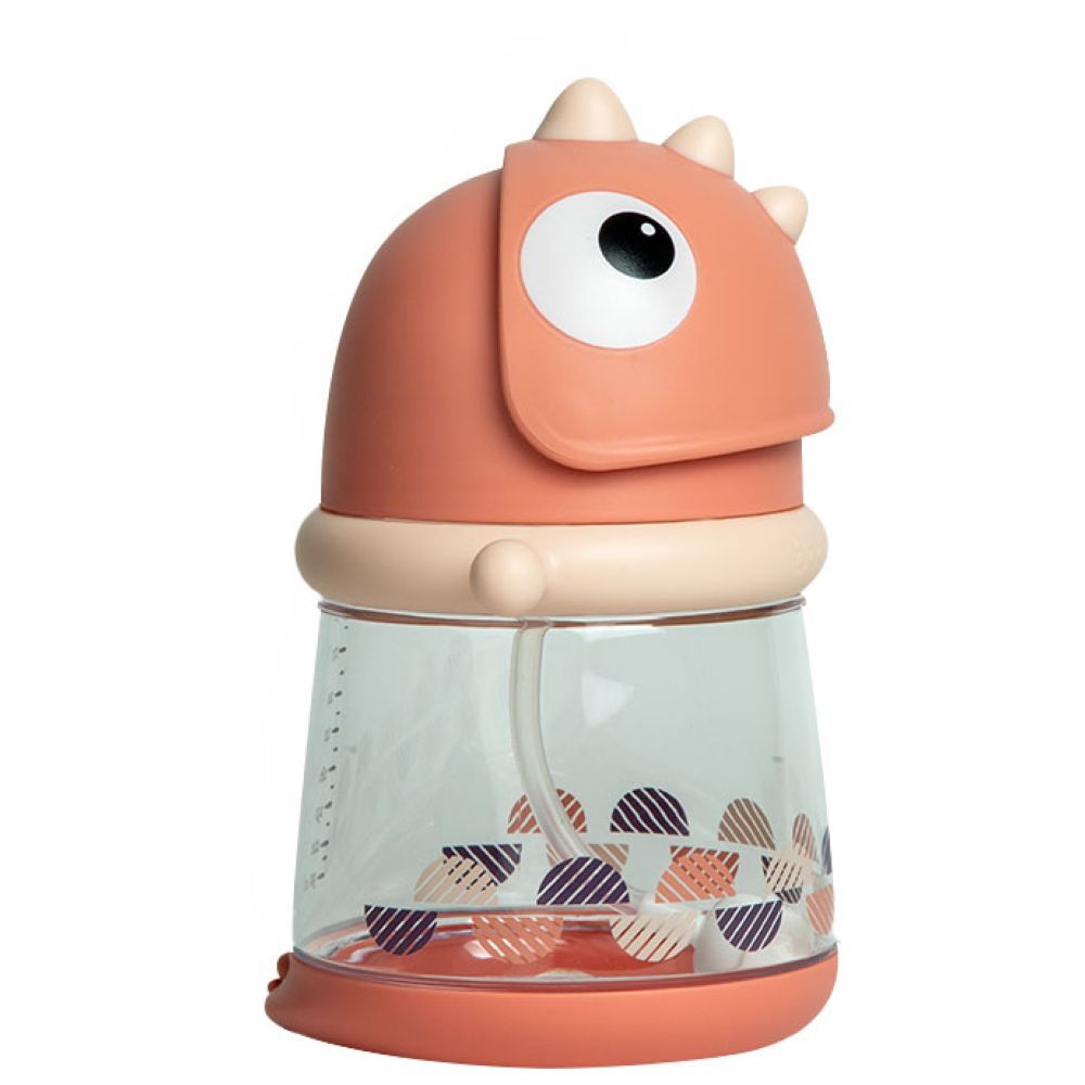 Babycare - T-Rex Toby Sippy Cup - Pink - 300 ml