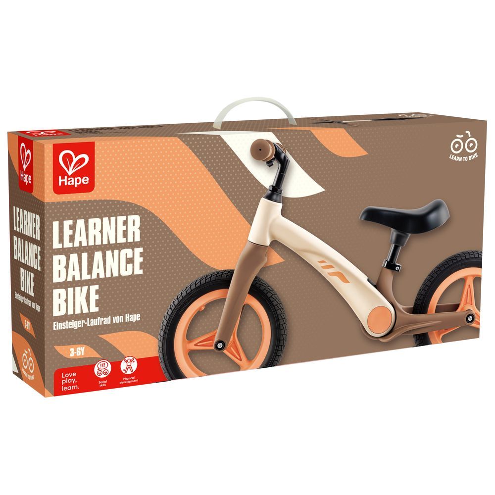 Hape - Lightweight Learner Balance Bike - Beige