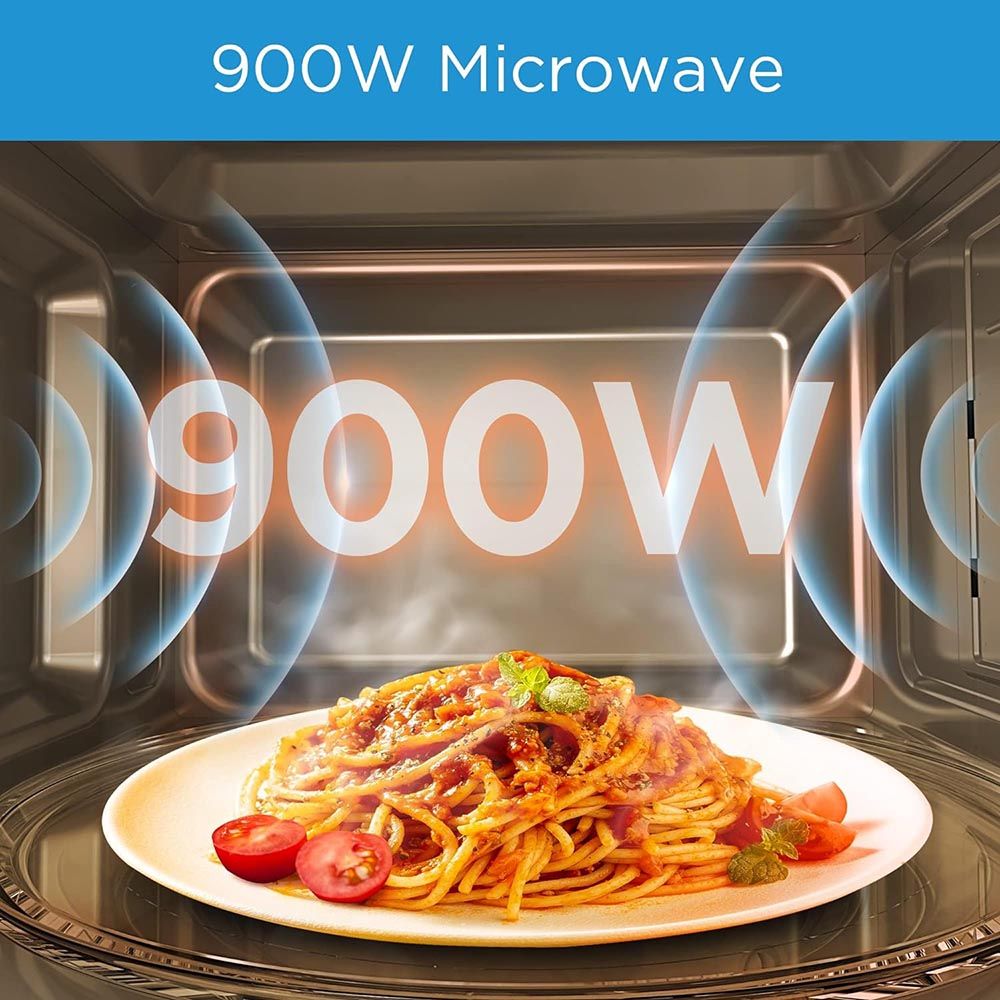 Midea - Digital Solo Microwave Oven - Black - 29 L