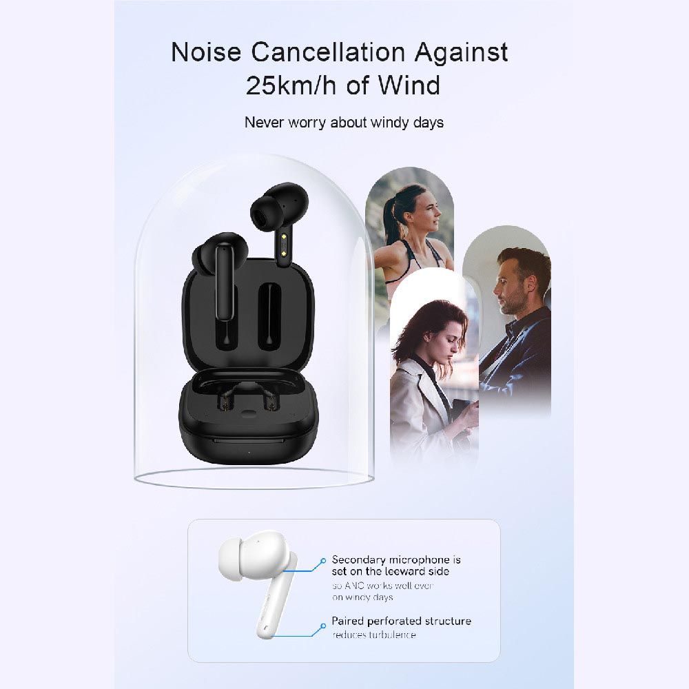 QCY - ANC Bluetooth Earbuds T13 - Black