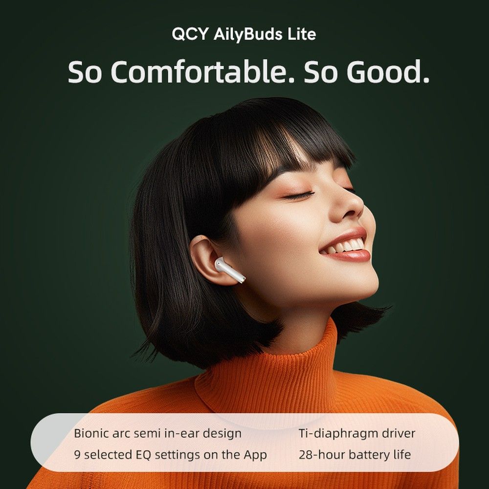 QCY - Ailybuds Lite Truly Wireless Earbuds T29 - White