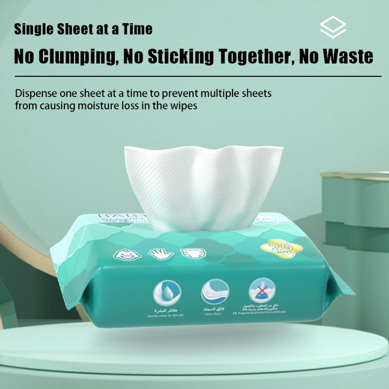 Makuku - 99% Water Based Baby Wet Wipes Wipes - 20pcs