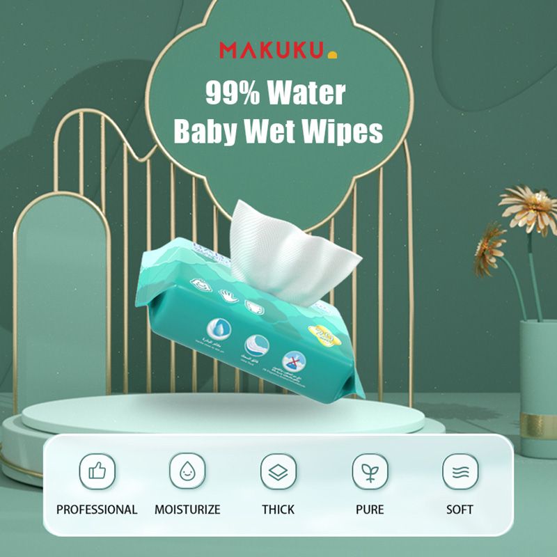 Makuku - 99% Water Based Baby Wet Wipes Wipes - 20pcs