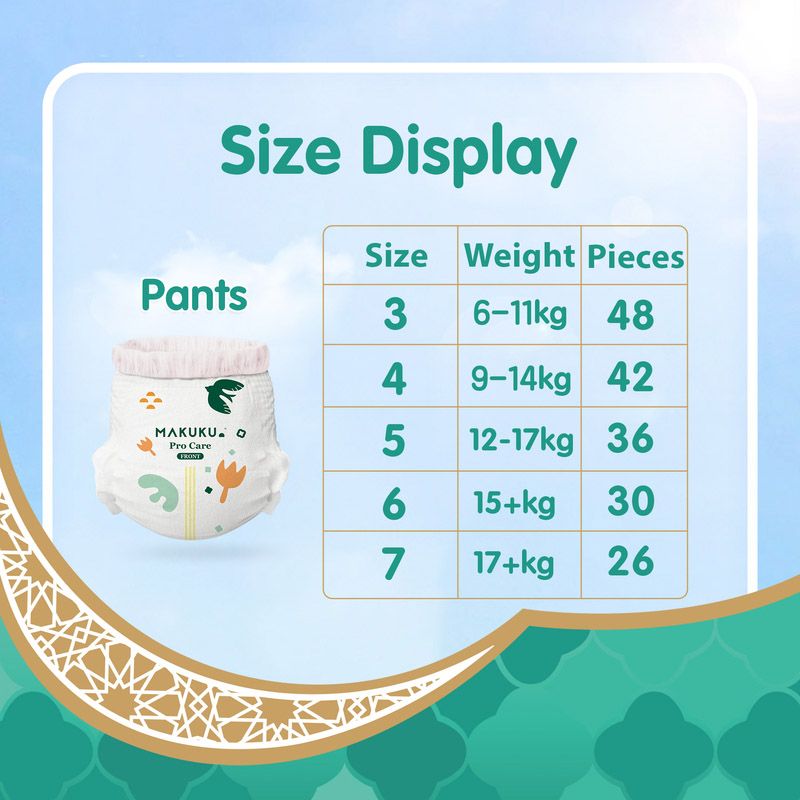 Makuku - Premium Diapers Procare Pants S5 - XL - 12-17Kg - 36pcs