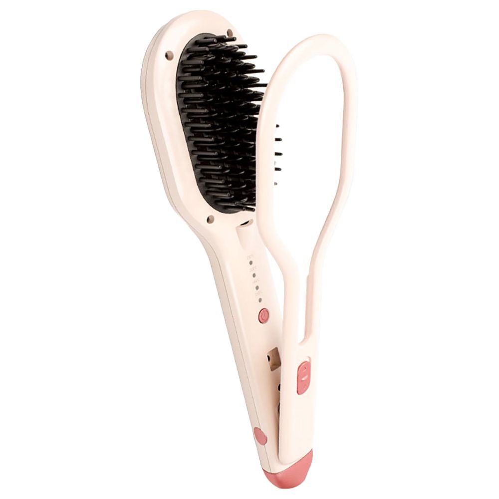 Wixsana - Hair Straightening Brush - Pink