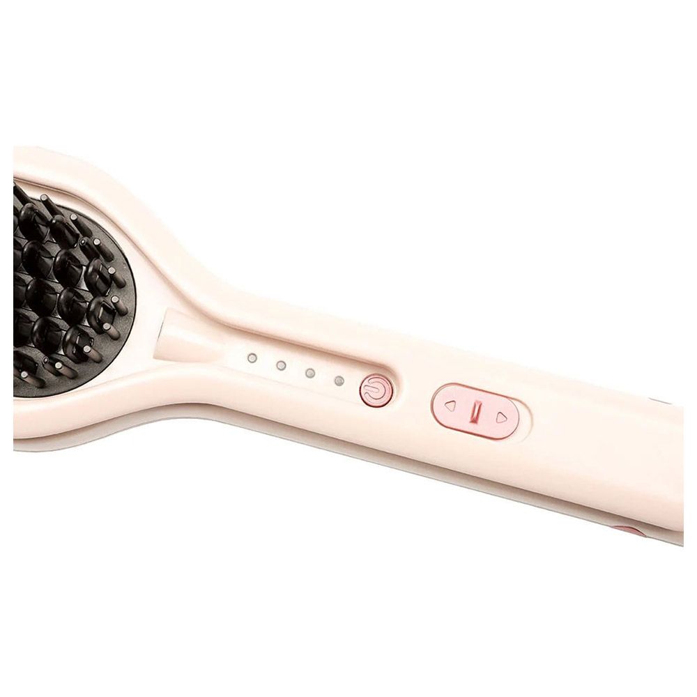 Wixsana - Hair Straightening Brush - Pink