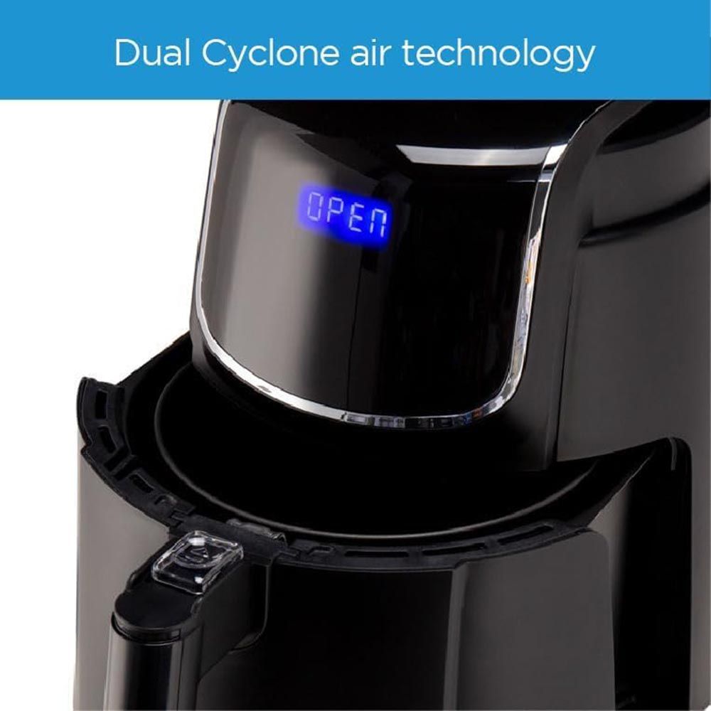 Midea - XL Digital Air Fryer - Black - 4.7 L