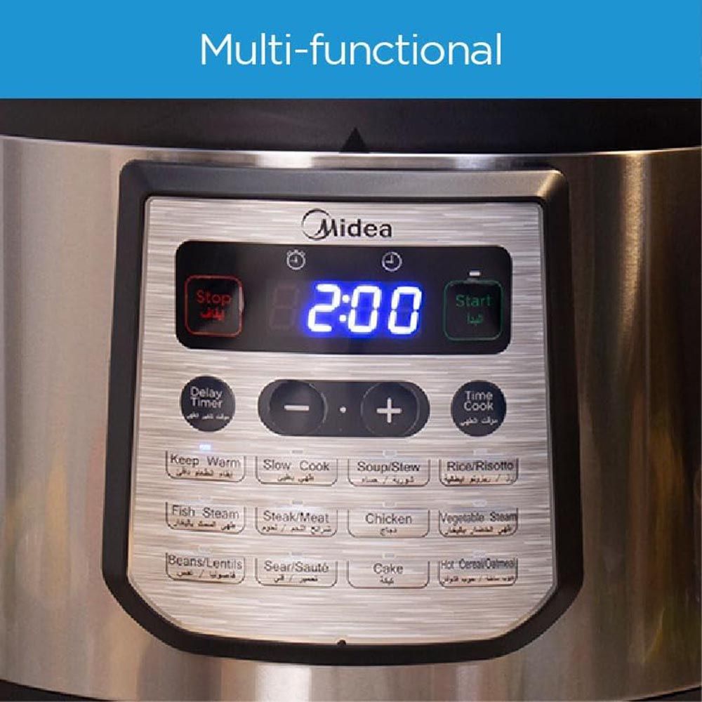 Midea - 20-in-1 Multifunctional Electric Pressure Cooker - 8 L