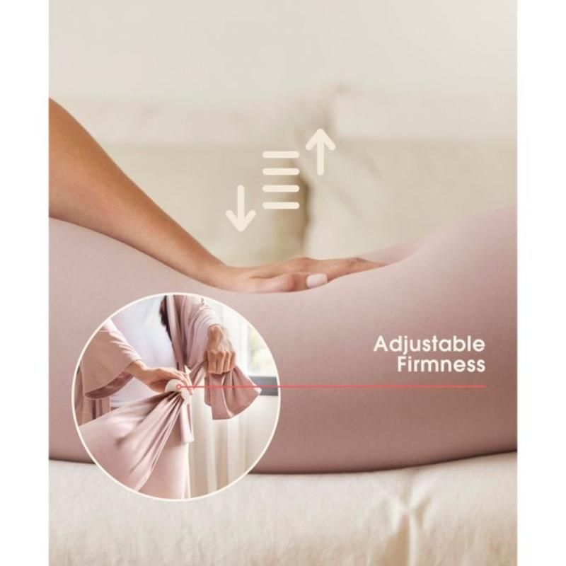 Bbhugme - Pregnancy Pillow In Eucalyptus/Coral (Biofoam)