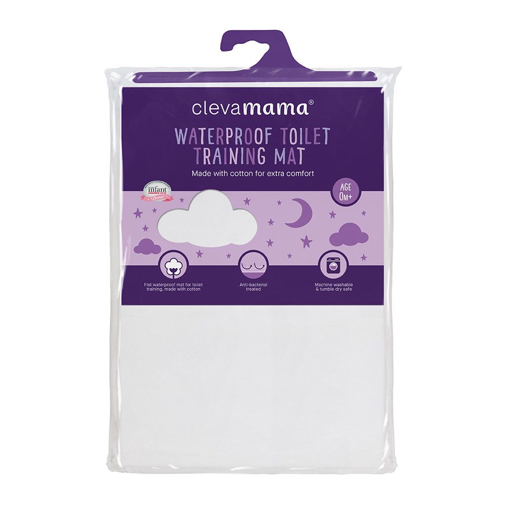 Clevamama - Brushed Waterproof Toilet Training Sleep Mat