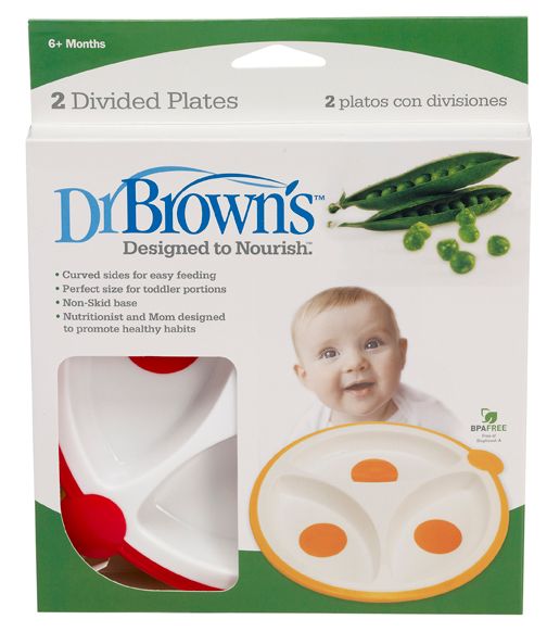 Dr. Brown's - Divided Plates - 2-Pack