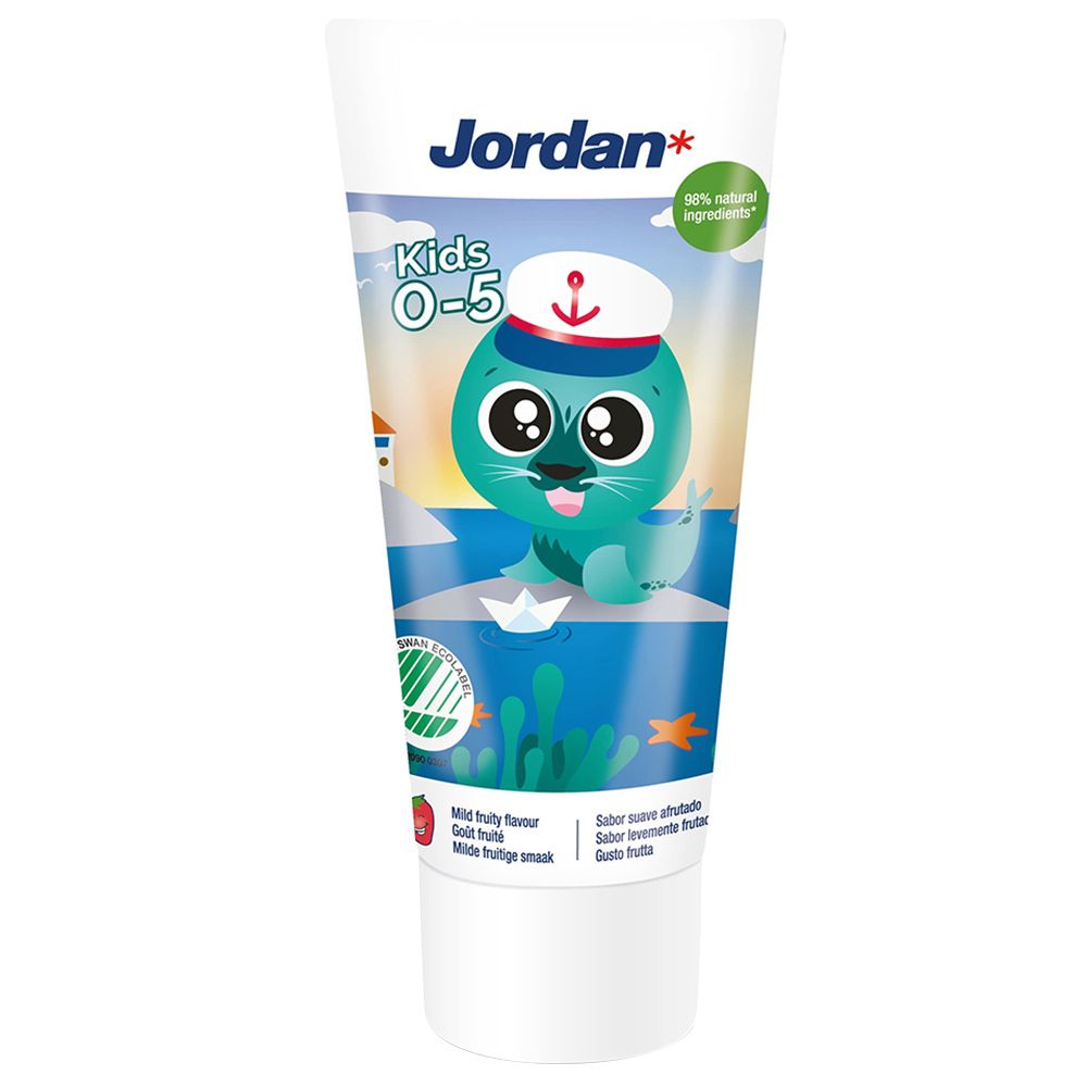 Jordan - Kids Toothpaste 50ml (0-5 Years) - Seal