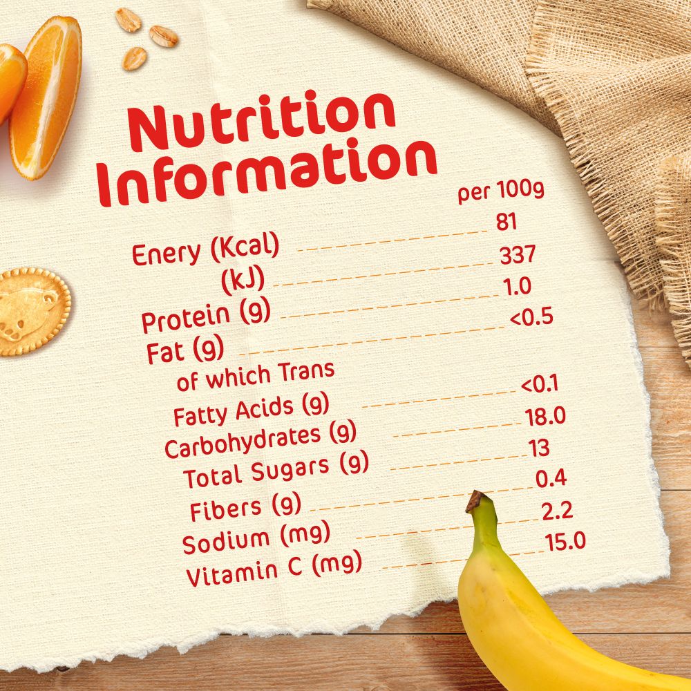 Nestle Cerelac - Banana Orange & Biscuit Puree Pouch - 90g