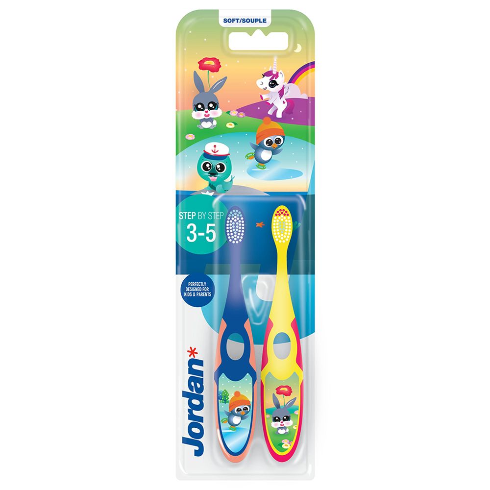 Jordan - Step 2 Toothbrush - Pack of 2 - Color May Vary