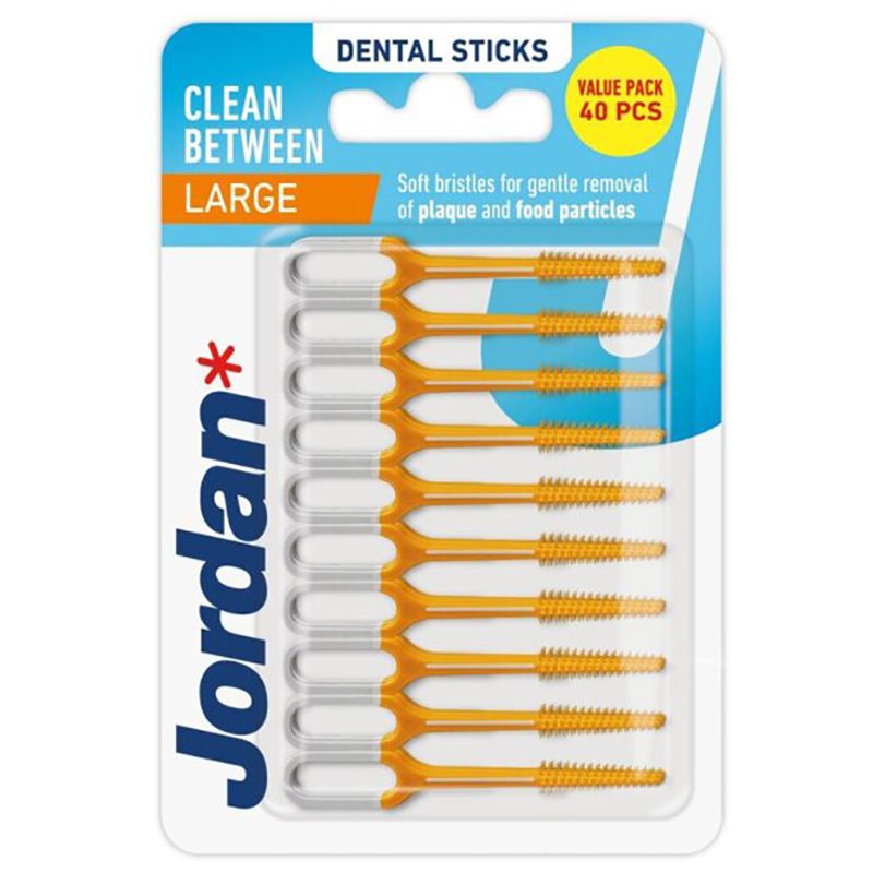 Jordan - Clean Between Dental Sticks - Pack of 40