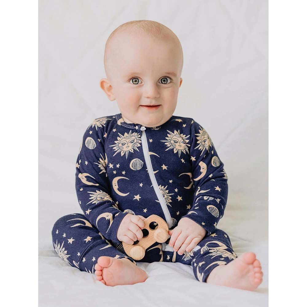 Mjolk - Sleep And Play Sleepsuit - Sun And Moon