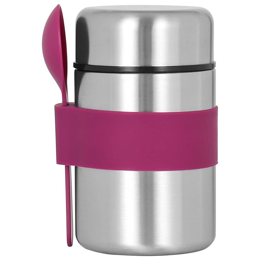 Go Bite - Insulated Stainless Steel Food Jar - Plum - 400 ml