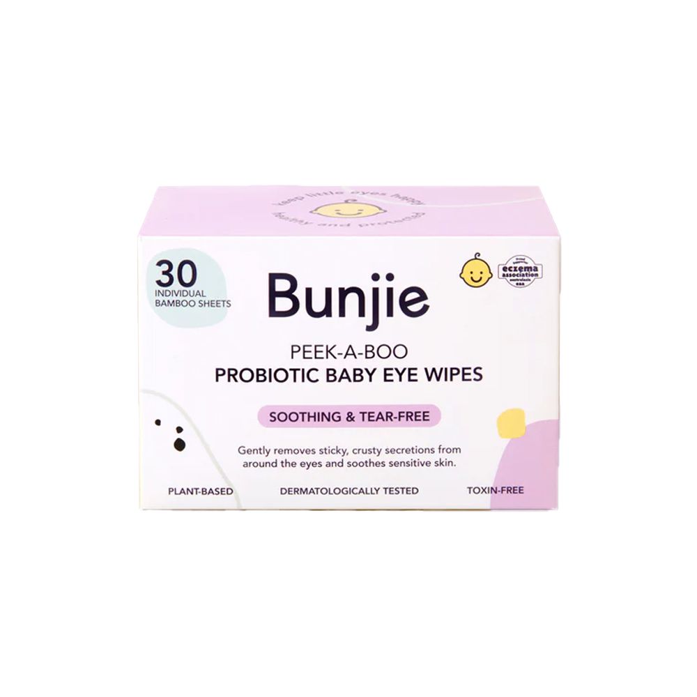 Bunjie - Peek-A-Boo Probiotic Baby Eye Wipes - 30pcs