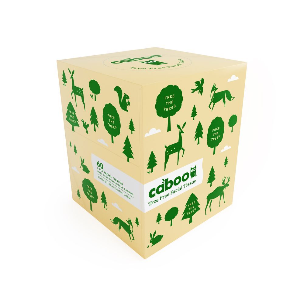 Caboo - 3 Ply Tree Free Facial Tissue - 60 Pcs