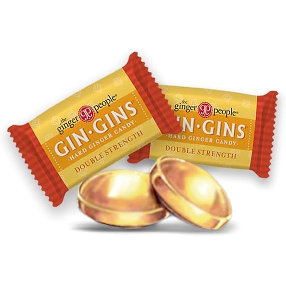 The Ginger People - Gin Gins Hard Ginger Candy Double Strength - 60 gm