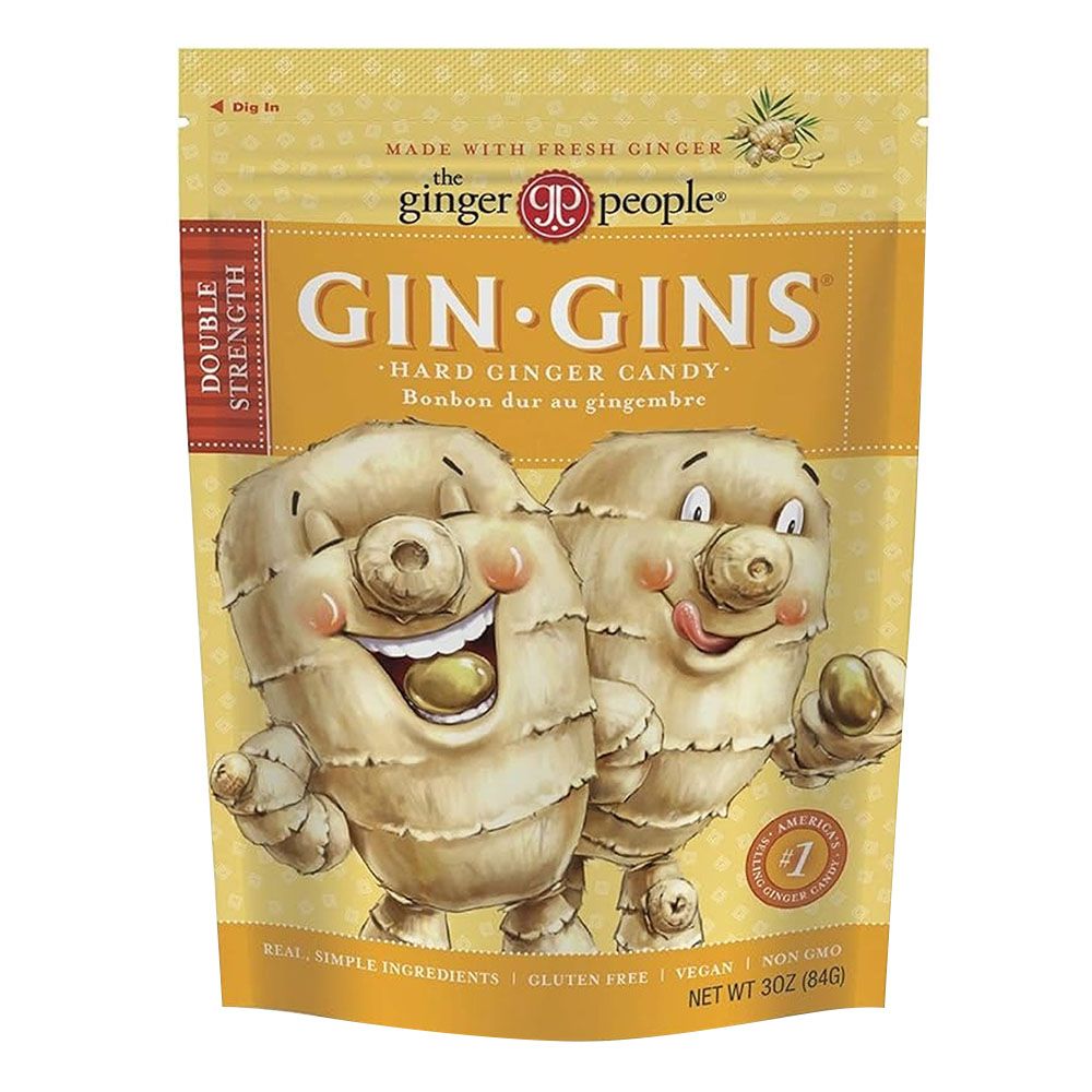 The Ginger People - Gin Gins Double Strength Ginger Hard Candy - 84 gm