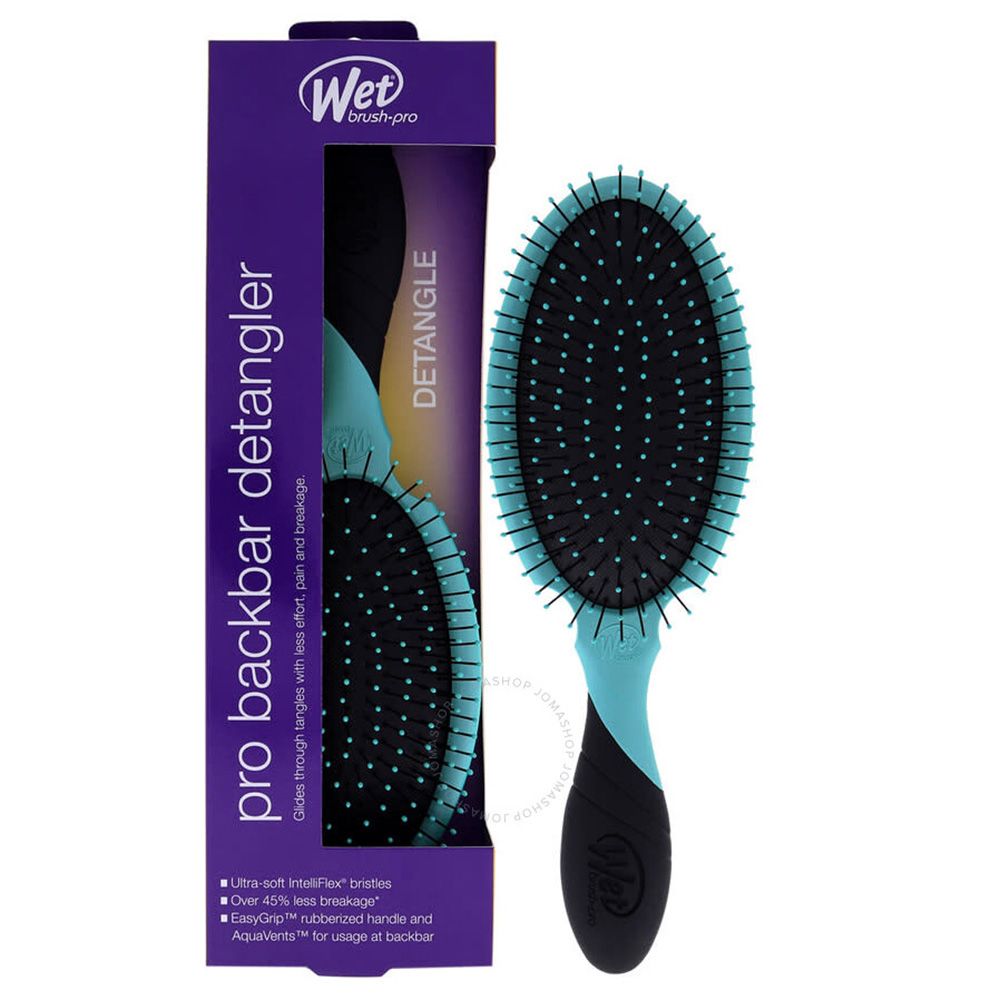 Wet Brush - Pro Backbar Detangler Hair Brush - Purist Blue