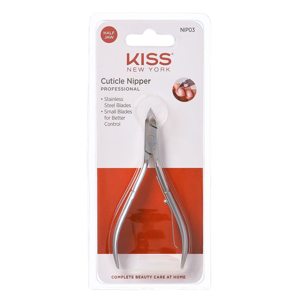 Kiss - Half Jaw Cuticle Nipper - Silver