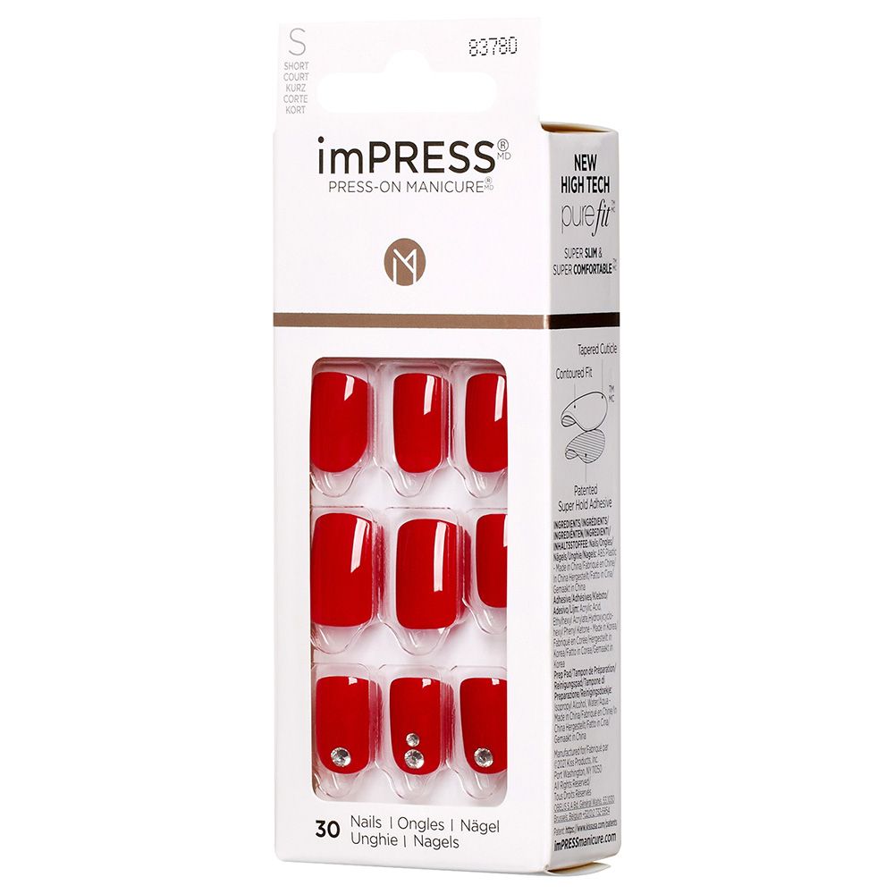 Kiss - Impress Short Press-On Nails - Kill Heels - 30pcs