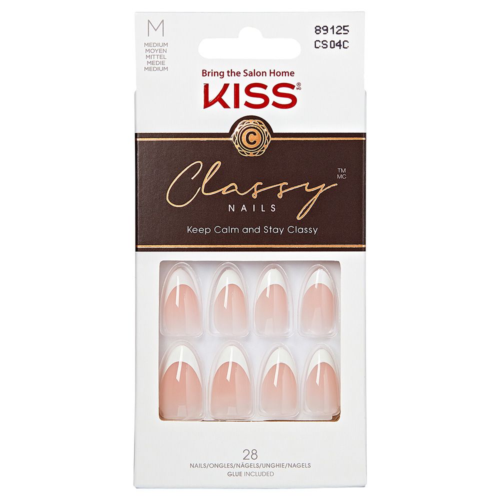 Kiss - Classy False Nails - Medium - 28pcs