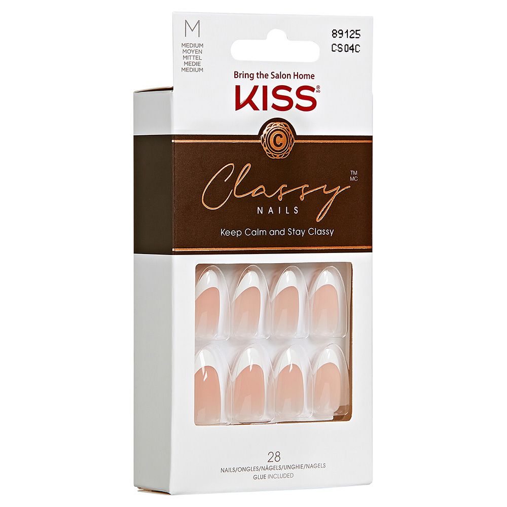 Kiss - Classy False Nails - Medium - 28pcs