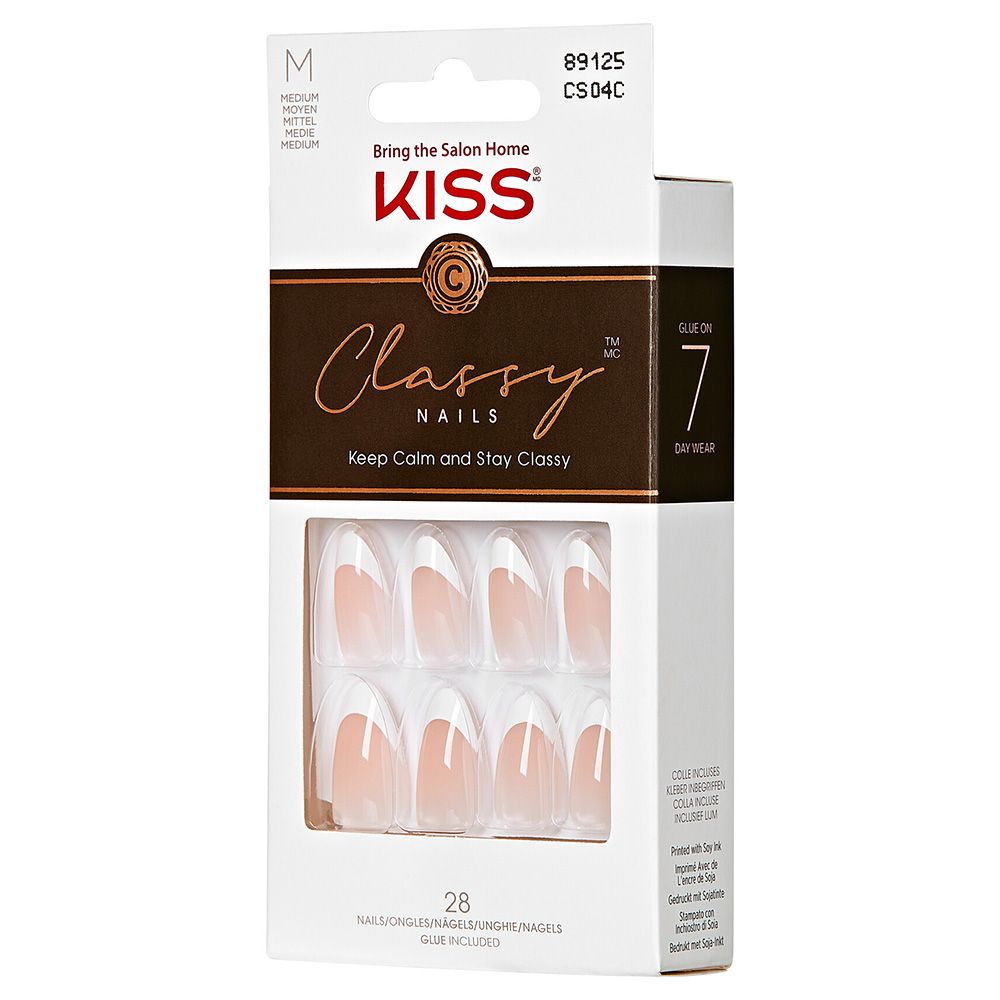 Kiss - Classy False Nails - Medium - 28pcs