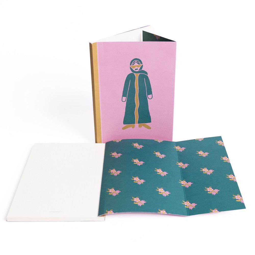 Little Majlis - A5 Notebook - Emirati Fashionista - 120 Sheets