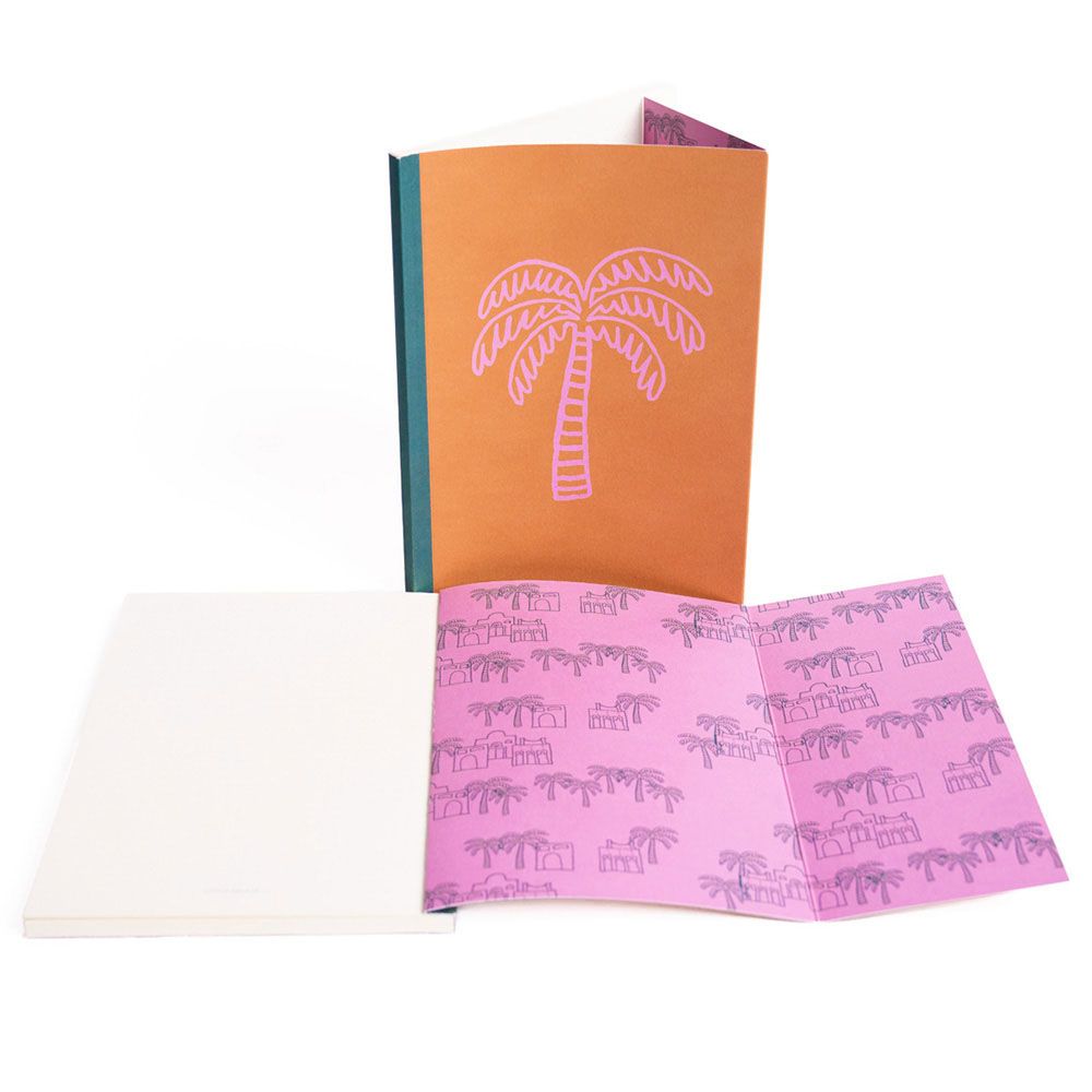 Little Majlis - A5 Gatefold Notebook - Palm Tree - 120 Sheets